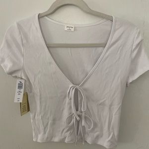 Aritzia Wilfred Free Tie Top - size XS